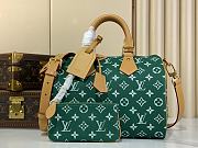 Louis Vuitton Calfskin Monogram Speedy P9 Bandouliere 30 in green M14077 - 1