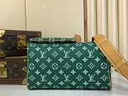 Louis Vuitton Calfskin Monogram Speedy P9 Bandouliere 30 in green M14077 - 4
