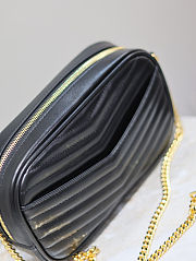 Saint Laurent logo-plaque crossbody mini bag 18×10×5cm - 3