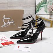 Christian Louboutin Black Patent Leather 10cm - 1