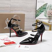 Christian Louboutin Black Patent Leather 10cm - 5