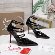 Christian Louboutin Black Patent Leather 10cm - 2
