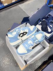 Dior B57 Dribble Lowtop Sneaker in light blue and white - 5