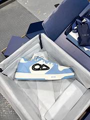 Dior B57 Dribble Lowtop Sneaker in light blue and white - 4