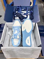Dior B57 Dribble Lowtop Sneaker in light blue and white - 3