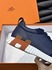 Hermès Bouncing sneakers in a navy blue - 5