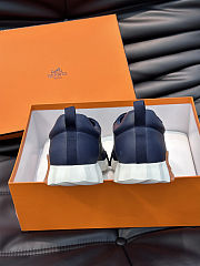 Hermès Bouncing sneakers in a navy blue - 6