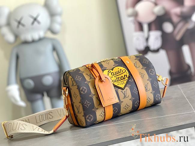 Louis Vuitton City Keepall Shoulder Bag Brown Leather 27x17x 13 cm - 1