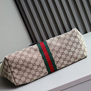 Gucci Giglio large tote bag in beige and brown GG canvas 60 x 47 x 16㎝ - 2