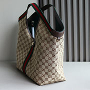 Gucci Giglio large tote bag in beige and brown GG canvas 60 x 47 x 16㎝ - 4
