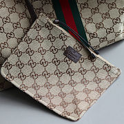 Gucci Giglio large tote bag in beige and brown GG canvas 60 x 47 x 16㎝ - 6