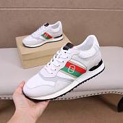 Gucci chunky sneaker with the signature green and red - 1