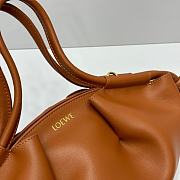 Loewe Paseo handbag in a brown leather finish 33×11×7cm - 3