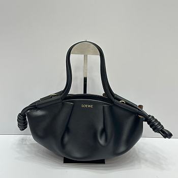  Loewe Paseo bag in black nappa calf leather 33×11×7cm