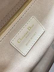 Dior Lady Bag Powder Pink Cannage Lambskin 24x20x11 cm - 3