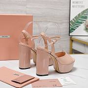 Miu Miu wedge heels in nude pink 11,5 cm - 5