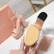 Miu Miu wedge heels in nude pink 11,5 cm - 4