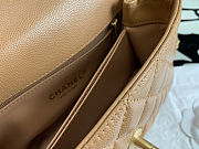 Chanel Caviar Coco Flap Dark Beige Crossbody Bag 23 cm - 3