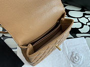 Chanel Caviar Coco Flap Dark Beige Crossbody Bag 23 cm - 2