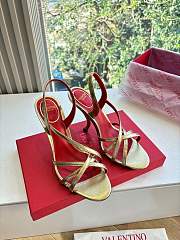 Valentino Garavani 105mm Fetishique cross-strap sandals  - 1