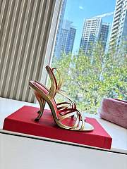 Valentino Garavani 105mm Fetishique cross-strap sandals  - 4