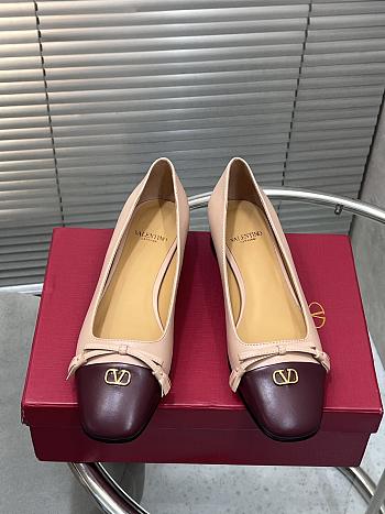 Valentino Valet Du Roi Ballet Flats in rose