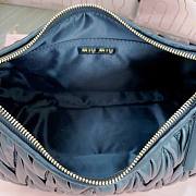Miu Miu Wander matelassé hobo bag in black nappa leather 29 X 24 X 10 cm - 3