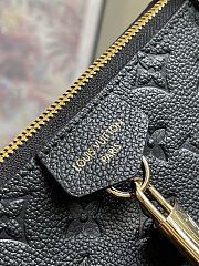  Louis Vuitton Sac Sport bag in black Monogram Empreinte embossed leather 27×22×10.5cm - 3