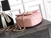 Chanel CC In Love Heart Clutch with Chain in pink lambskin leather 18x19 x5.5cm - 6
