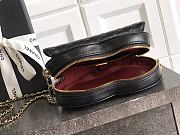 Chanel CC In Love Heart Clutch with Chain in black lambskin leather 18x19 x5.5cm - 5