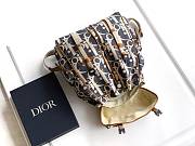 Dior Hit the Road backpack with a blue and beige 34x44x16 cm - 5