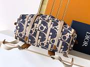 Dior Hit the Road backpack with a blue and beige 34x44x16 cm - 3