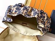 Dior Hit the Road backpack with a blue and beige 34x44x16 cm - 2
