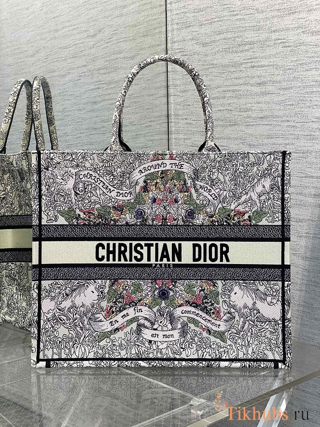 Dior Medium Dior Book Tote ‘Multicolor’ M1296ZEDO-M941 42*18*35cm - 1