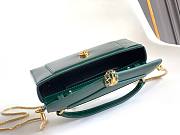 Bvlgari Serpenti Forever phone case in emerald green patent leather 19x10X3.5 cm - 3