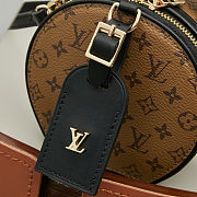 Louis Vuitton Mini Boite Chapeau bag in Monogram Reverse canvas 12x6.5x13 cm - 3