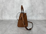 Celine Cabas Drawstring Brown Top Handle Bag 22x17x15 cm - 4