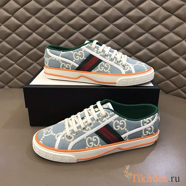Gucci Tennis 1977 low-top sneaker in the light blue - 1