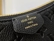 Louis Vuitton Easy Pouch On Strap bag in black Monogram Empreinte leather 19*12*3cm - 6