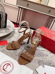 Christian Louboutin O Condora 85 mm strappy sandals in patent leather  - 1