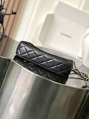 Chanel 25S Clutch on Chain in black Mesh 20*13*4.5cm - 4