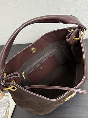 Chanel Maxi Hobo Bag in dark brown suede 32*20*9 cm - 2
