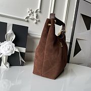 Chanel hobo bag in a brown suede 23.5×31×10cm - 4