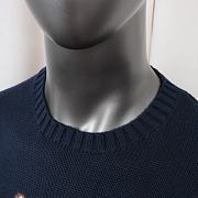 Polo Ralph Lauren navy blue cotton-blend Polo Bear sweater - 5
