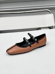 Hermès Lilia ballet flat in Nappa brown - 6