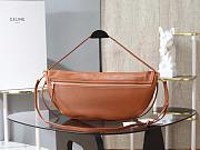 Celine Women's Brown Triomphe Crescent Bag 46×19×10 cm - 4