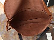 Celine Women's Brown Triomphe Crescent Bag 46×19×10 cm - 5