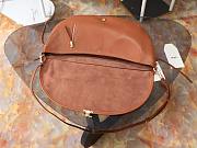 Celine Women's Brown Triomphe Crescent Bag 46×19×10 cm - 6