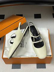 Hermes Jane ballet flats in goatskin leather  - 5