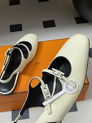 Hermes Jane ballet flats in goatskin leather  - 3